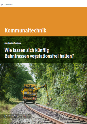 Read more about the article Wie lassen sich künftig Bahntrassen vegetationsfrei halten